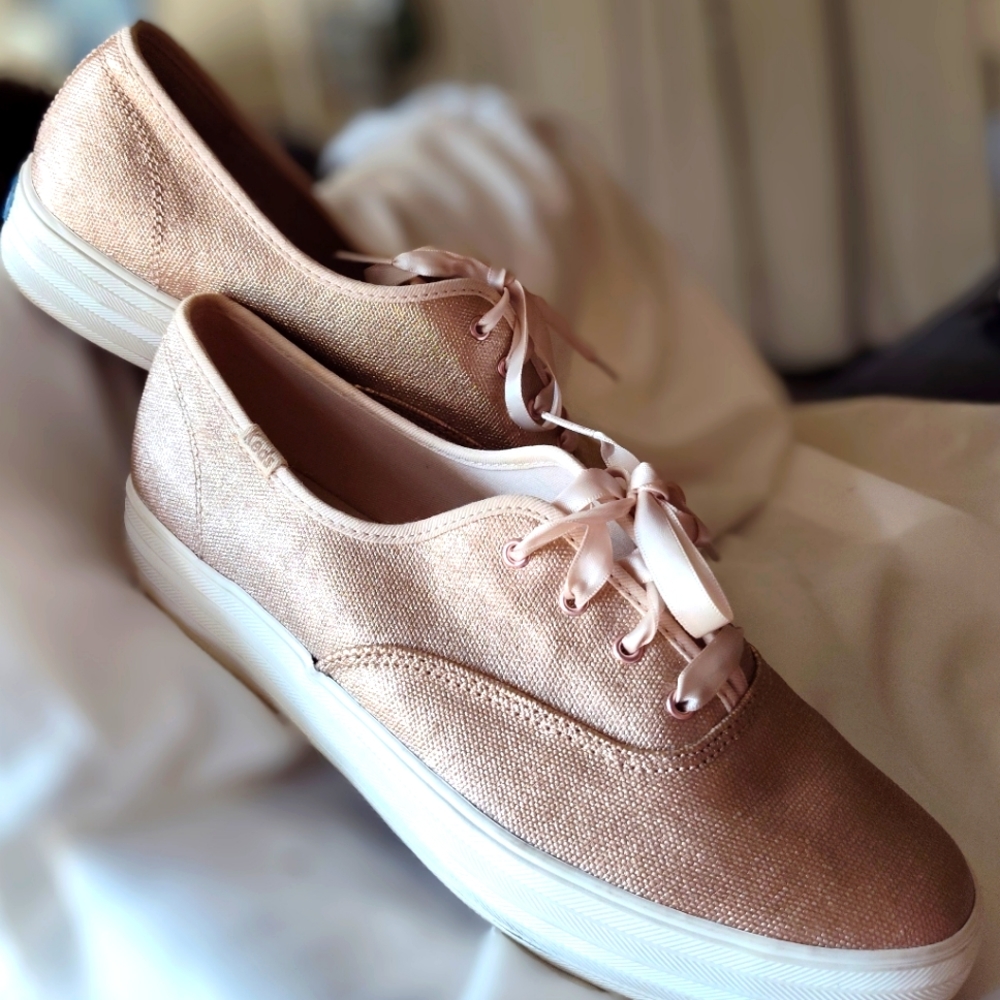 Keds Ortholite Rose Gold Platform (triple decker) size 10/11 women's